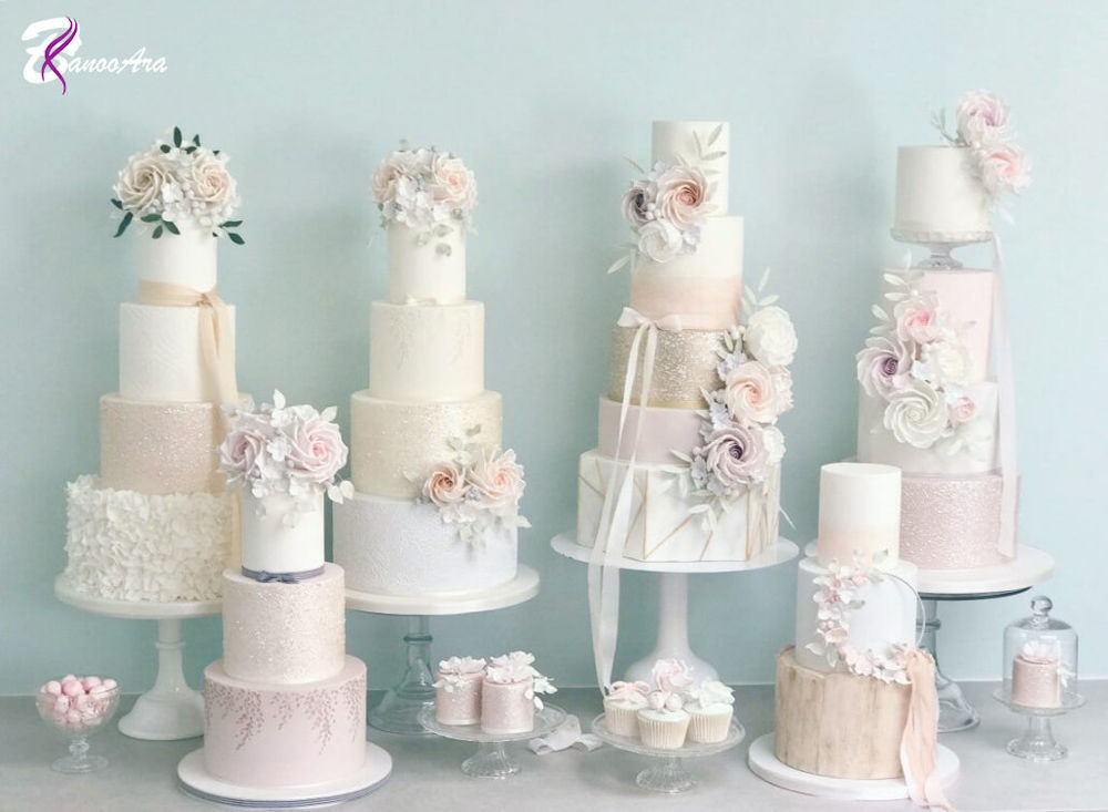 کیک عروسی را خاص و زیبا ولی کوچک انتخاب کنید